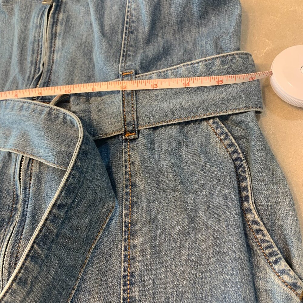 FRAME Denim Sleeveless Jumpsuit Size M - Picture 7 of 8